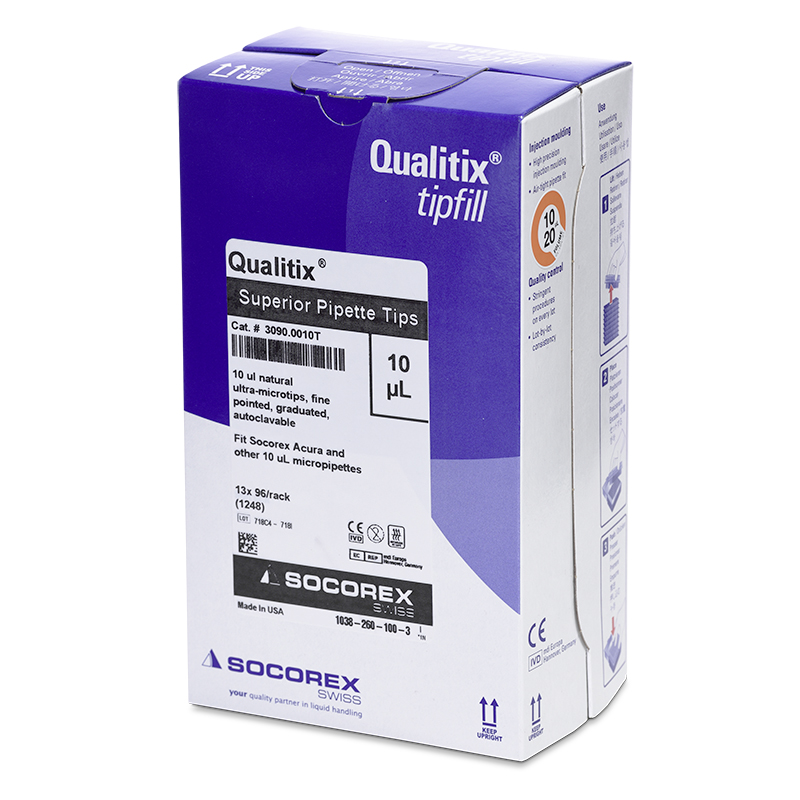 Qualitix Tipfill Pipette Tip Box 10 Ul Socorex